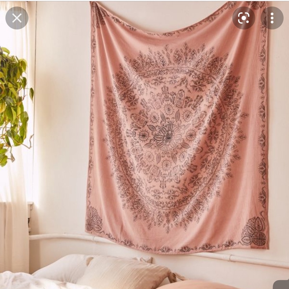 Urban outfitters pink Lynnie tapestry
